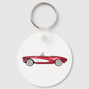 1961 Corvette C1: Candy Apple Finish: Schlüsselanhänger