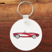 1961 Corvette C1: Candy Apple Finish: Schlüsselanhänger (Vorderseite)