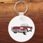 1961 Corvette C1: Candy Apple Finish: Schlüsselanhänger (Vorderseite)