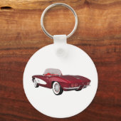 1961 Corvette C1: Candy Apple Finish: Schlüsselanhänger (Vorderseite)