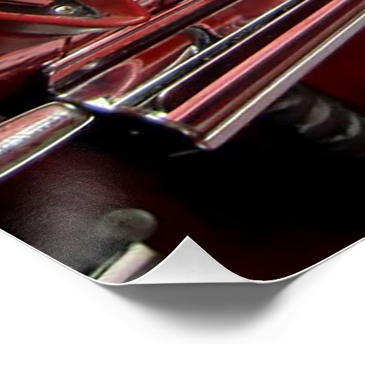 1961 Dodge Lancer Dashboard Poster (Ecke)