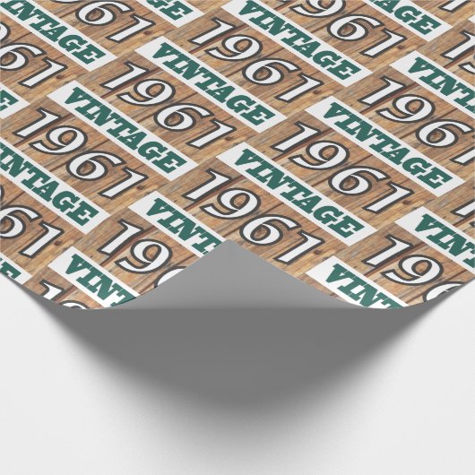 1961 geboren geschenkpapier (Ecke)