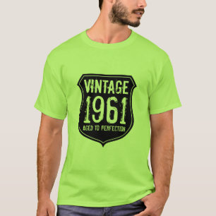 1961 geboren zum perfekten Alter vergorene T-Shi T-Shirt
