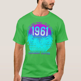 1961 Geburtstag 60. Vintage Ästhetik Sonnenunterga T-Shirt