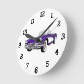 1961 Korvette: Wall-Uhr Runde Wanduhr (Winkel)