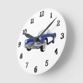 1961 Korvette: Wall-Uhr Runde Wanduhr (Winkel)