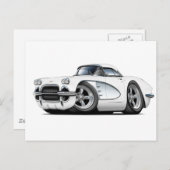 1961 Korvette Weißwagen Postkarte (Vorne/Hinten)