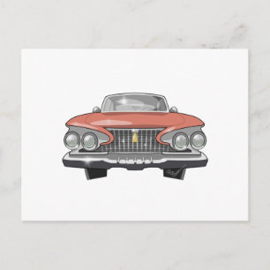 1961 Plymouth Fury Postkarte