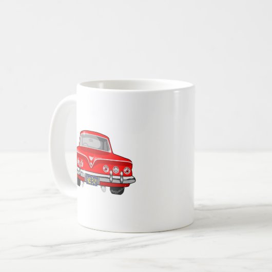 1961 Rot Chevrolet Kaffeetasse (Vorderseite Links)