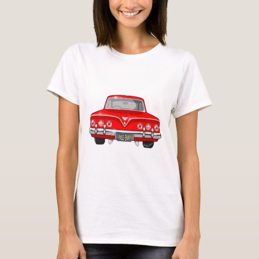 1961 Rot Chevrolet T-Shirt (Vorderseite)