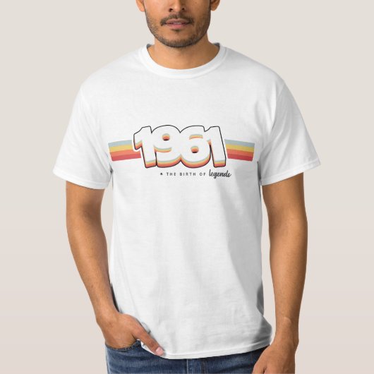 1961 The birth of legends T-Shirt (Vorderseite)