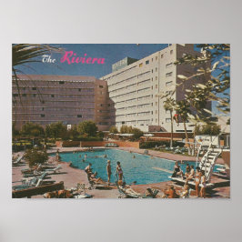 1961 The Hotel Riviera, Las Vegas, NV Poster