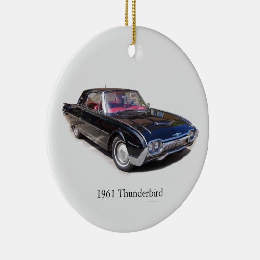 1961 Thunderbird-Ornament Keramik Ornament (Rechts)