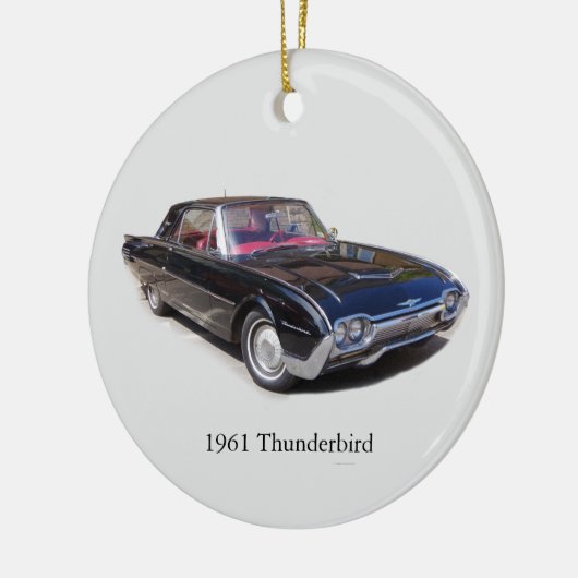 1961 Thunderbird-Ornament Keramik Ornament (Links)