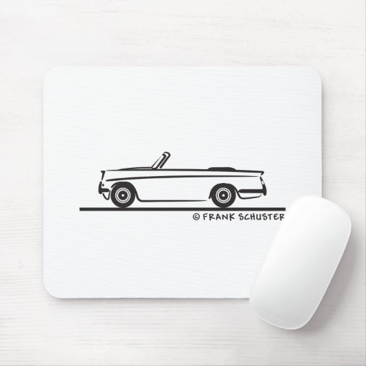 1961 Triumph Herald Convertible Mousepad (Mit Mouse)