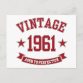 1961 Vintag bis zur Vollendung Postkarte (Vorderseite)