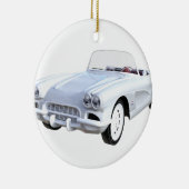1961 Weiß Korvette Keramik Ornament (Rechts)