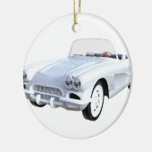 1961 Weiß Korvette Keramik Ornament (Links)