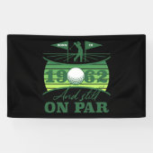 1962 60. Geburtstag Golf Lover Banner (Horizontal)
