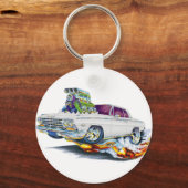 1962-63 Impala White Car Schlüsselanhänger (Vorderseite)