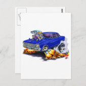 1962-65 Nova Dark Blue Car Postkarte (Vorne/Hinten)