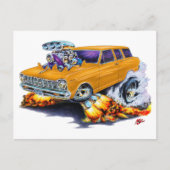 1962-65 Nova Orange Wagon Postkarte (Vorderseite)