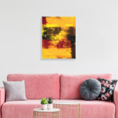 1962 Abstrakte Leinwand (Insitu (Wohnzimmer))