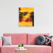 1962 Abstrakte Leinwand (Insitu (Wohnzimmer))