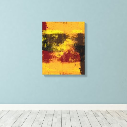 1962 Abstrakte Leinwand (Insitu (Holzboden))