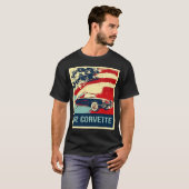 1962 C1 Corvette Pop Art Style T-Shirt (Vorne ganz)