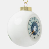 1962 Classic Car Speedometer Keramik Kugel-Ornament (Links)