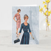 1962 Fashion Karte (Gelbe Blume)