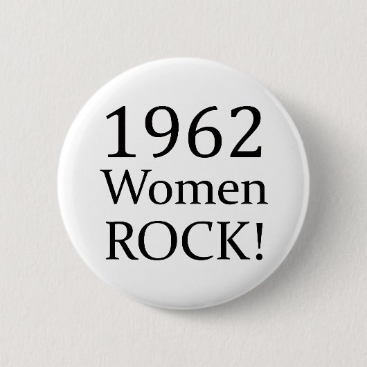 1962 Frauen-Felsen Button (Vorderseite)