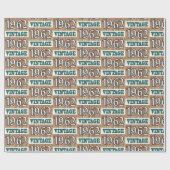 1962 geboren geschenkpapier (Flach)