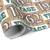 1962 geboren geschenkpapier (Rolleneckpunkt)