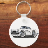 1962 Korvette Weißwagen Schlüsselanhänger (Vorderseite)