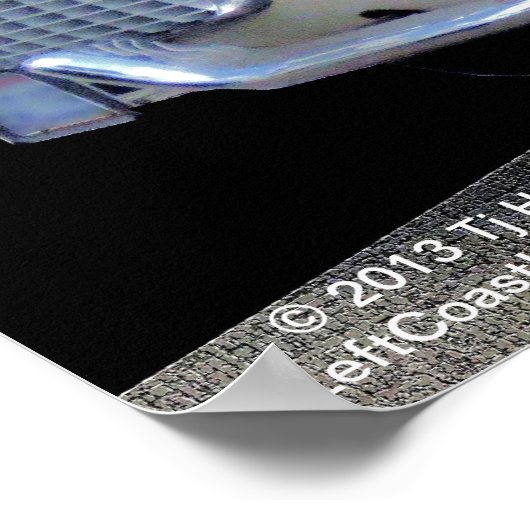 1962 P1800 POSTER (Ecke)