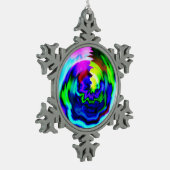 1962 SCHNEEFLOCKEN Zinn-Ornament (Links)