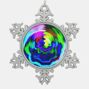 1962 SCHNEEFLOCKEN Zinn-Ornament