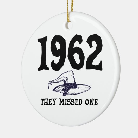 1962 versäumten sie ein Salem HexenHalloween Keramik Ornament (Links)