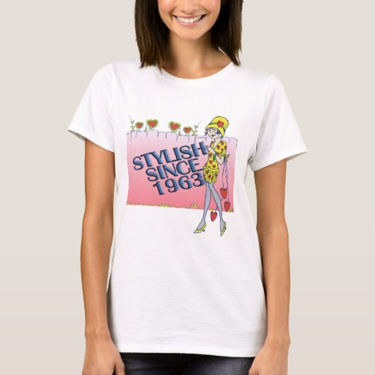1963. 50. Geburtstag T-Shirt (Vorderseite)
