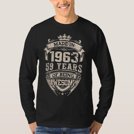 1963 59 Jahre Phantastisch T-Shirt (Vorderseite)