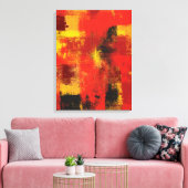 1963 Abstrakte Leinwand (Insitu (Wohnzimmer))