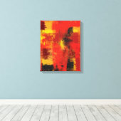 1963 Abstrakte Leinwand (Insitu (Holzboden))