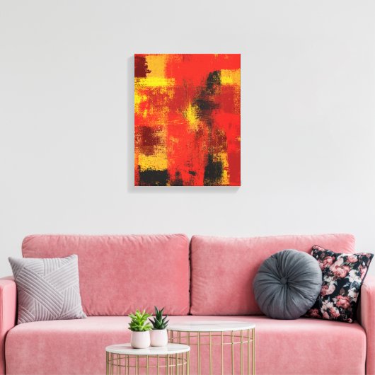 1963 Abstrakte Leinwand (Insitu (Wohnzimmer))