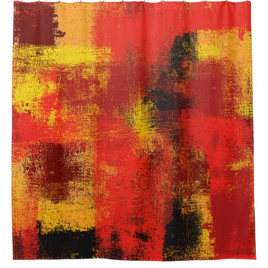 1963 Abstrakter Duschvorhang (Vorderseite)