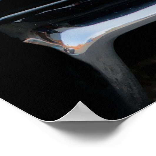 1963 Black Corvette Sting Ray Poster (Ecke)