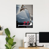 1963 Black Corvette Sting Ray Poster (Heimbüro)