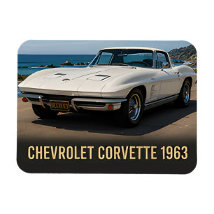 1963 Chevrolet Corvette Amerikanischer Sportwagen Magnet