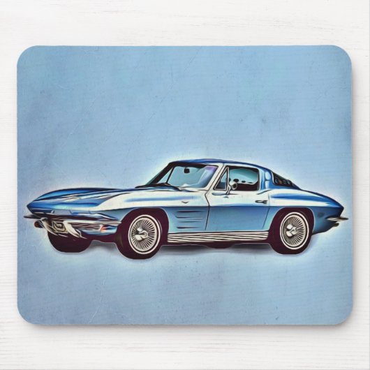 1963 Chevrolet Corvette Sting Ray Coupe Mousepad (Vorne)